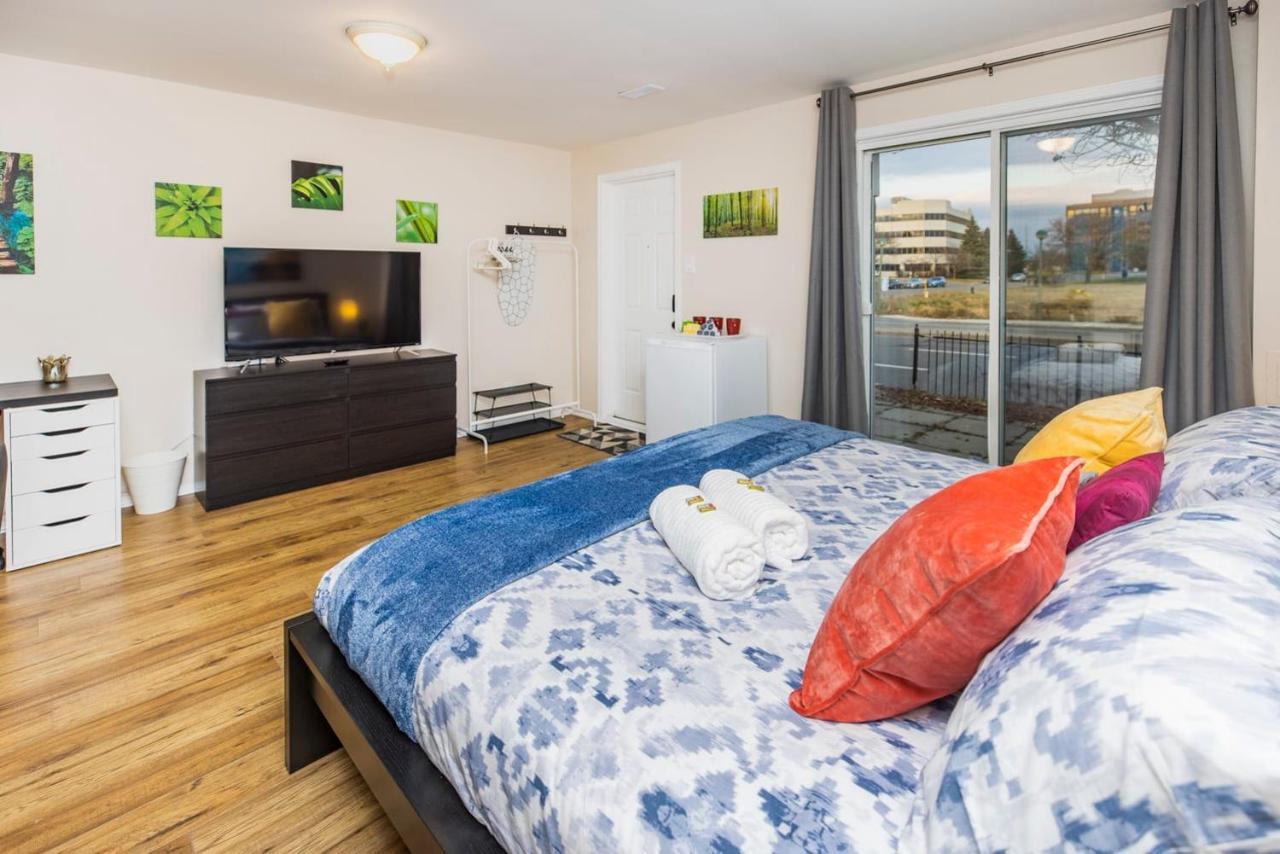 Modern Studio w King Bed - Central Ottawa Esterno foto