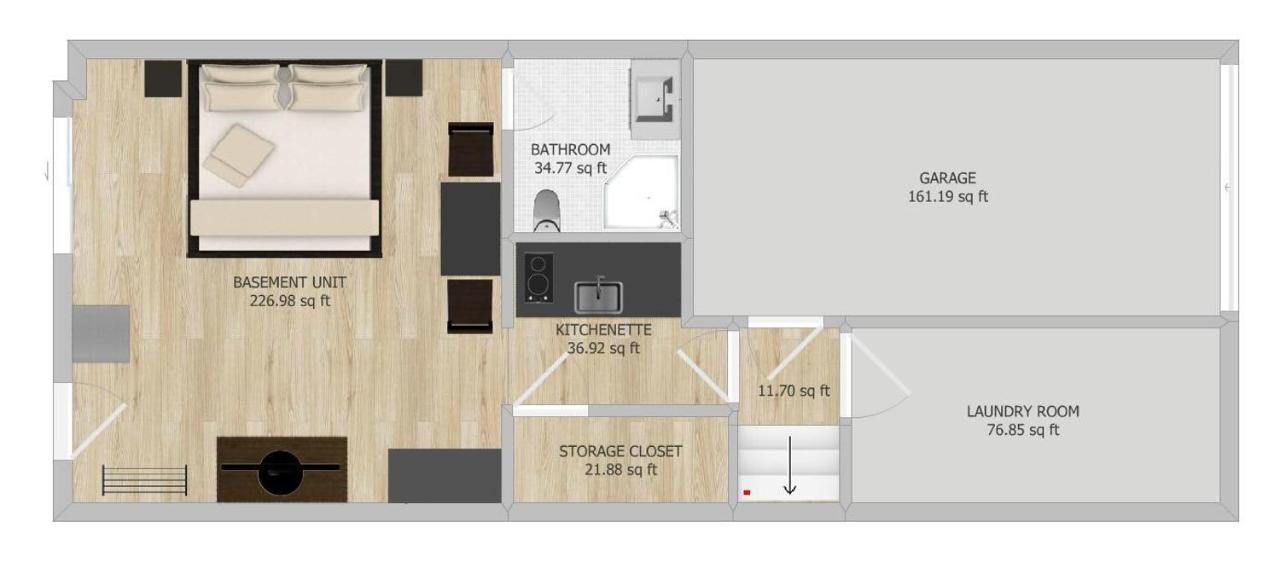 Modern Studio w King Bed - Central Ottawa Esterno foto